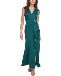 Jessica Howard - Cascading Ruffle Gown - Lyst
