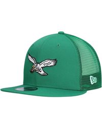 KTZ - Philadelphia Eagles Throwback Main Trucker 9fifty Snapback Hat - Lyst