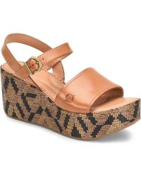 born pawnee platform wedge sandal