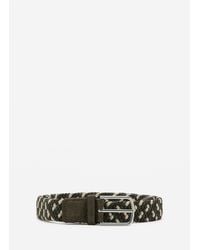 Mango - Braided Elastic Colored Belt - Lyst