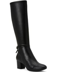Charter Club Jaccque Wide Calf Tall Stretch Boots, Created For Macy's ...