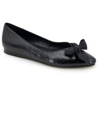 Kenneth Cole - Lily Bow Faux Leather Pointed Toe Loafers - Lyst