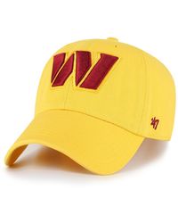 '47 - Washington Commanders Cleanup Adjustable Hat - Lyst