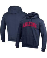 Champion - Arizona Wildcats Basic Arch Fleece Pullover Hoodie - Lyst