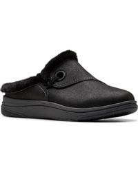 Clarks - Cloudsteppers Breeze Myth Round Toe Mules - Lyst