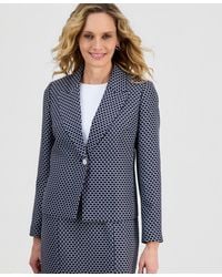 Kasper - Cropped Peak-lapel Blazer - Lyst