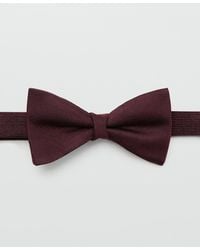Mango - Microstructure Classic Bow Tie - Lyst