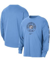 Nike - Carolina Blue North Carolina Tar Heels Heritage Max90 Long Sleeve T-shirt - Lyst