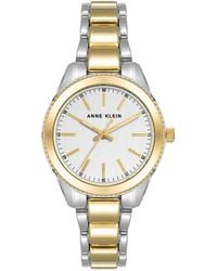 Anne Klein - Quartz Alloy Link Bracelet Watch - Lyst