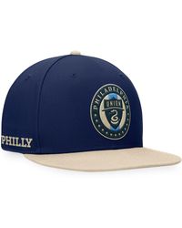 Fanatics - Branded Navy/gold Philadelphia Union Downtown Snapback Hat - Lyst