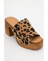 Forever & Always Shoes - Pull Leather Platform Mules () - Lyst