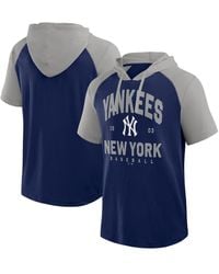 Fanatics - New York Yankees Prime Raglan Short Sleeve Hoodie T-shirt - Lyst
