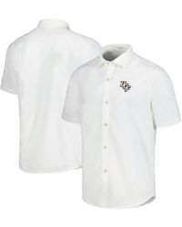 Tommy Bahama - Virginia Tech Hokies Coconut Point Palm Vista Islandzone Camp Button-up Shirt - Lyst