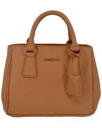 Bebe - Sagan Studded Small Satchel Bag - Lyst