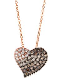 Le Vian - Chocolate Ombre Diamond Pendant Necklace (1 Ct. T.w. - Lyst