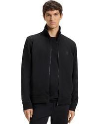 BOSS - Boss By Logo Badge Zip-up Sweatshirt - Lyst