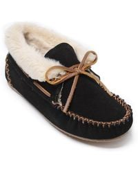 Minnetonka - Chrissy Suede Slipper Booties - Lyst