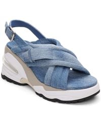 Ash - Delia Round Toe Wedge Sandals - Lyst