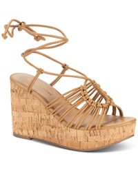 Sun & Stone - Sun + Stone Tillyy Strappy Lace Up Wedge Sandals - Lyst