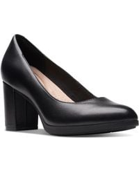 Clarks - Bayla Skip Slip-on Platform Dress Pumps - Lyst