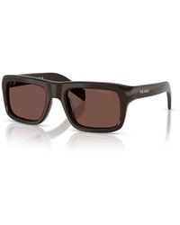 Prada - Rectangle Sunglasses - Lyst