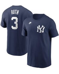 Nike - Babe Ruth New York Yankees Fuse Name And Number T-shirt - Lyst