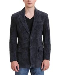 BGSD - Men Grant 2-button Suede Leather Blazer - Lyst