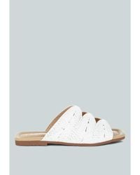Rag & Co - Daisy Doe Raffia Square Toe Flats - Lyst