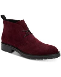 calvin klein men's ulysses suede chukka boot