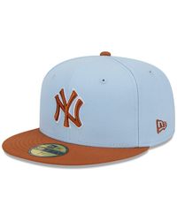 KTZ - /brown New York Yankees Spring Color Basic Two-tone 59fifty Fitted Hat - Lyst