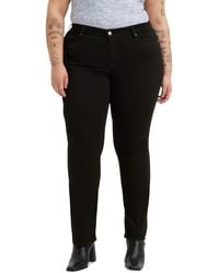 Levi's - Trendy Plus Size 314 Mid-rise Shaping Straight-leg Jeans - Lyst