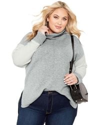 Avenue - Plus Size Riley Sweater - Lyst