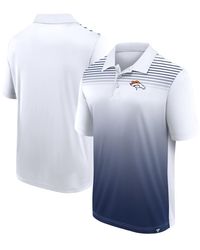 LOGO ATHLETIC - White/navy Denver Broncos Sandlot Game Polo Shirt - Lyst