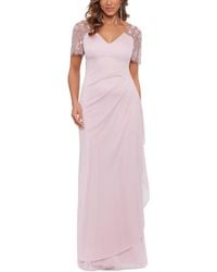 Xscape - Petite Embellished Chiffon Gown - Lyst