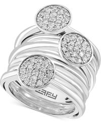 Effy - Effy Diamond Disc Cluster Multirow Statement Ring (5/8 Ct. T.w. - Lyst