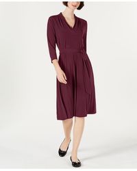 macy's wine dress
