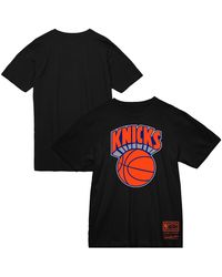 Mitchell & Ness - New York Knicks Big Tall Hardwood Classics Vintage Logo T-shirt - Lyst