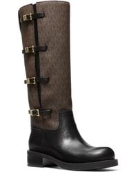 Michael Kors - Darrington Block Heel Boots - Lyst