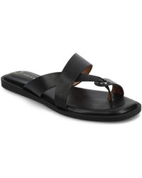 Journee Collection - Prizzie Toe Ring Strappy Flat Sandals - Lyst