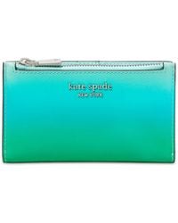 Kate Spade - Morgan Ombre Leather Small Slim Bifold Wallet - Lyst