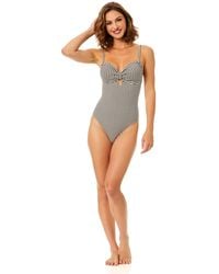 Cece - Sweetheart Neck One-piece Swimsuit - Lyst