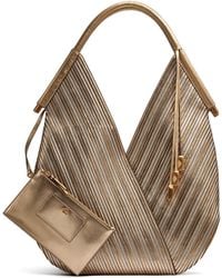 Donna Karan - Baldwin Large Metallic Shoulder Bag - Lyst
