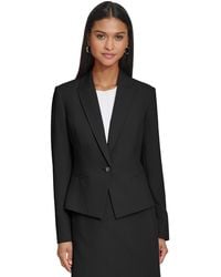 KARL LAGERFELD - Peak-lapel One-button Blazer - Lyst