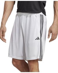 adidas - Train Essentials Classic-fit Aeroready 3-stripes 10" Training Shorts - Lyst