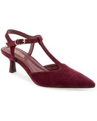 Kensie - Odessa Kitten Heel T-strap Pump - Lyst
