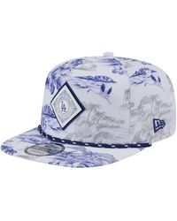 KTZ - Los Angeles Dodgers Printed Island Golfer Snapback Hat - Lyst
