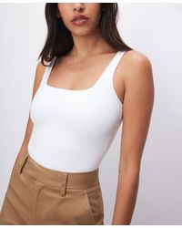 GOOD AMERICAN - Scuba Modern Tank Bodysuit - Lyst