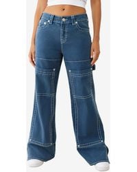 True Religion - Bobbi Big T baggy Carpenter Jeans - Lyst
