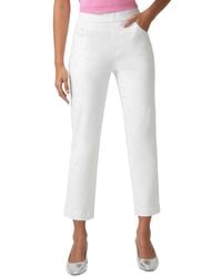 Hue - Rhinestone Denim Pull-on Pants - Lyst