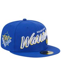 KTZ - Golden State Warriors Sport Night Script Sided 59fifty Fitted Hat - Lyst